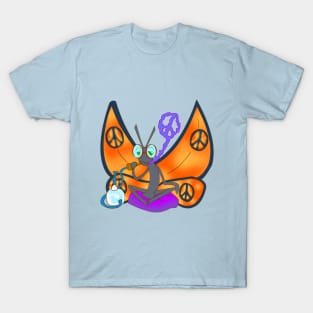 Peace Sigh Butterfly T-Shirt